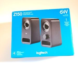 LOGITECH Z150 Multimedia 2.0 Speaker System 6W | Midnight Black | NEW